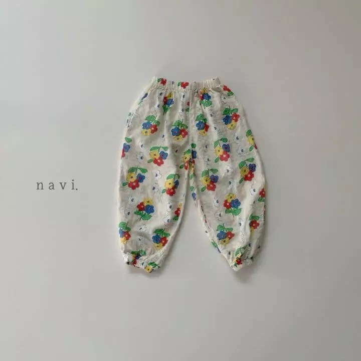 Navi - Korean Children Fashion - #prettylittlegirls - Flower Pants