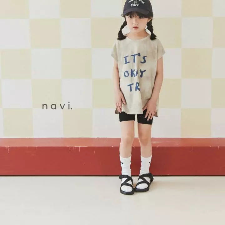 Navi - Korean Children Fashion - #prettylittlegirls - Half Leggings - 5