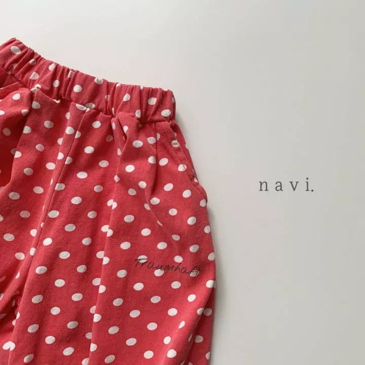 Navi - Korean Children Fashion - #prettylittlegirls - Dot Pants - 3