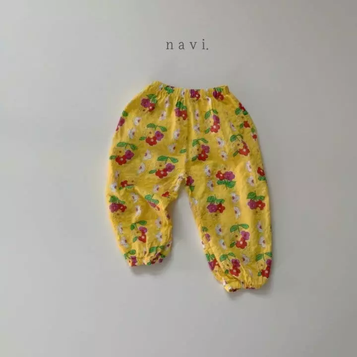 Navi - Korean Children Fashion - #toddlerclothing - Flower Pants - 4