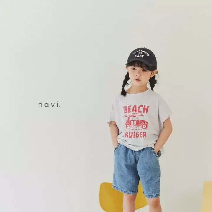 Navi - Korean Children Fashion - #stylishchildhood - Beach Tee - 7