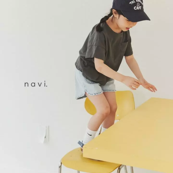 Navi - Korean Children Fashion - #stylishchildhood - Pocket Jeans - 3