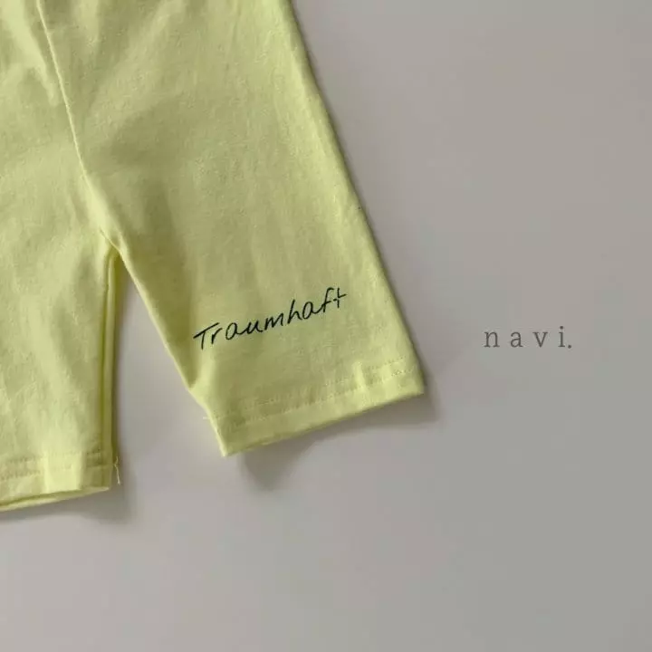Navi - Korean Children Fashion - #toddlerclothing - Half Leggings - 4