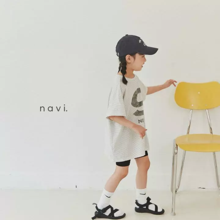 Navi - Korean Children Fashion - #toddlerclothing - Nine Long Tee - 4