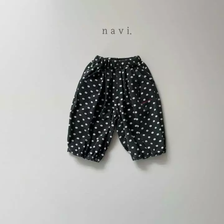 Navi - Korean Children Fashion - #prettylittlegirls - Dot Pants - 4