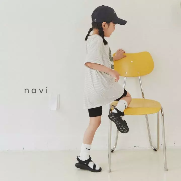 Navi - Korean Children Fashion - #todddlerfashion - Nine Long Tee - 2