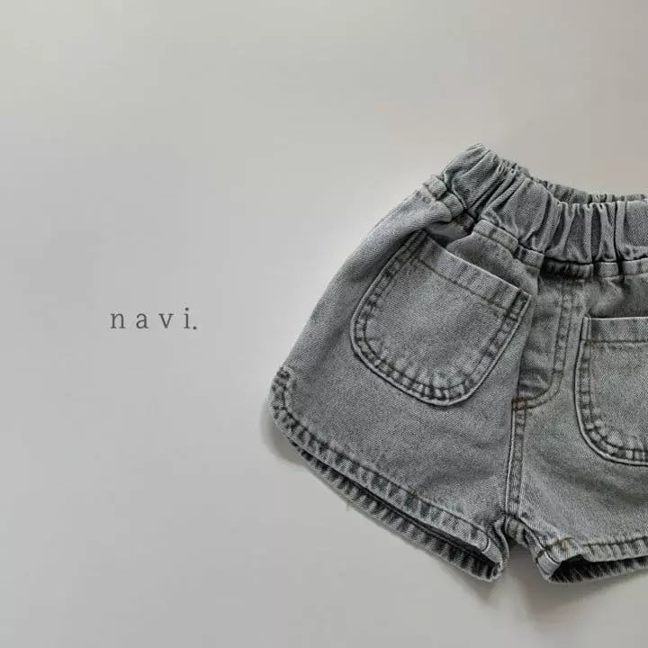 Navi - Korean Children Fashion - #toddlerclothing - Pocket Pants - 2