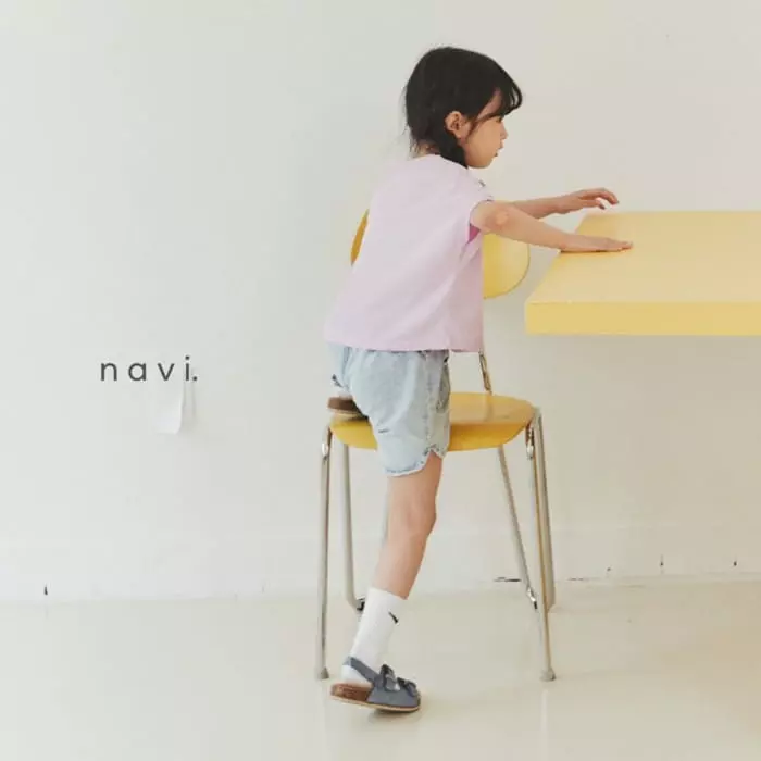 Navi - Korean Children Fashion - #toddlerclothing - Delling Crop Tee - 11