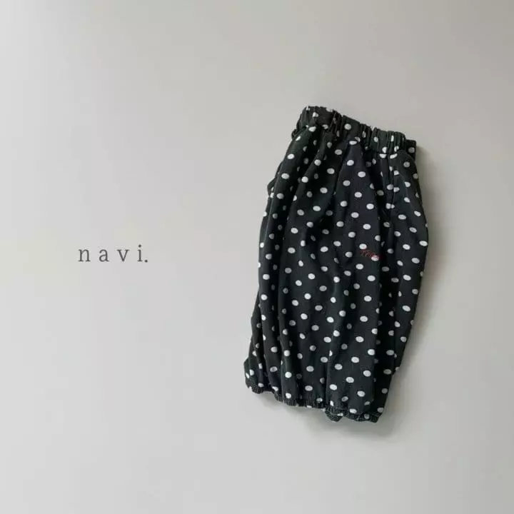 Navi - Korean Children Fashion - #toddlerclothing - Dot Pants - 5