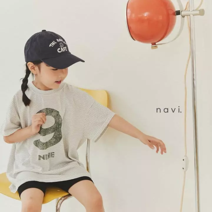 Navi - Korean Children Fashion - #toddlerclothing - Nine Long Tee - 3