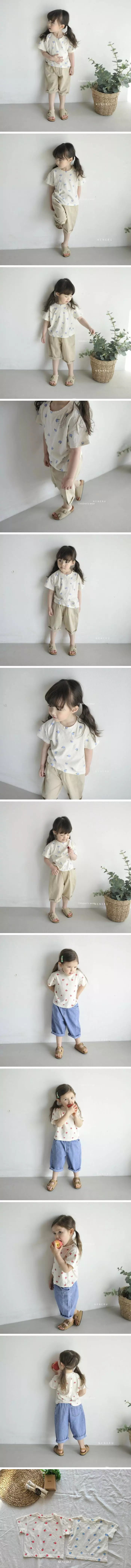 Neneru - Korean Children Fashion - #childrensboutique - Apple Tee