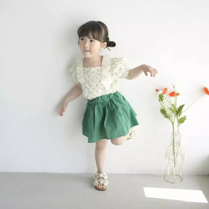 Neneru - Korean Children Fashion - #fashionkids - Salrang Skirt Leggings - 3
