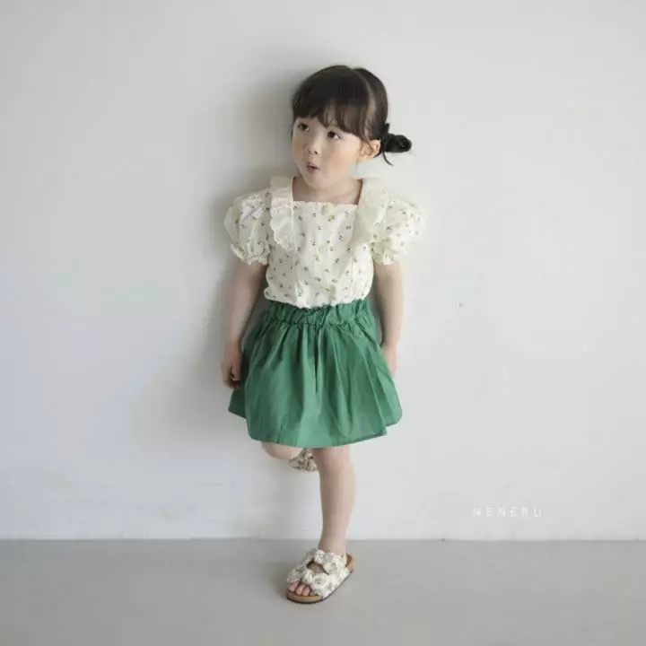 Neneru - Korean Children Fashion - #fashionkids - Salrang Skirt Leggings - 4