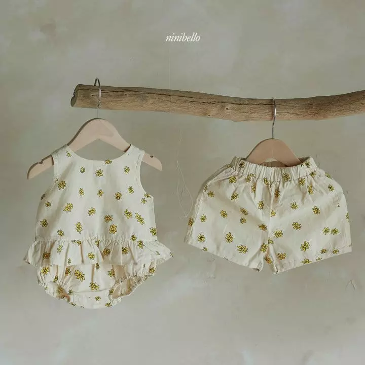 Ninibello - Korean Baby Fashion - #babyfashion - Beeb Bera Frill Top Bottom Set - 9