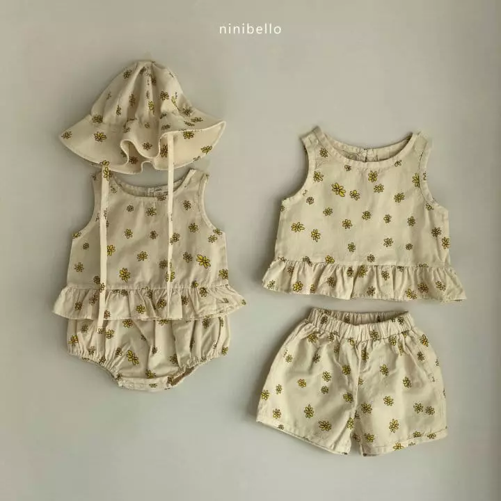 Ninibello - Korean Baby Fashion - #babygirlfashion - Beeb Bera Frill Top Bottom Set - 11