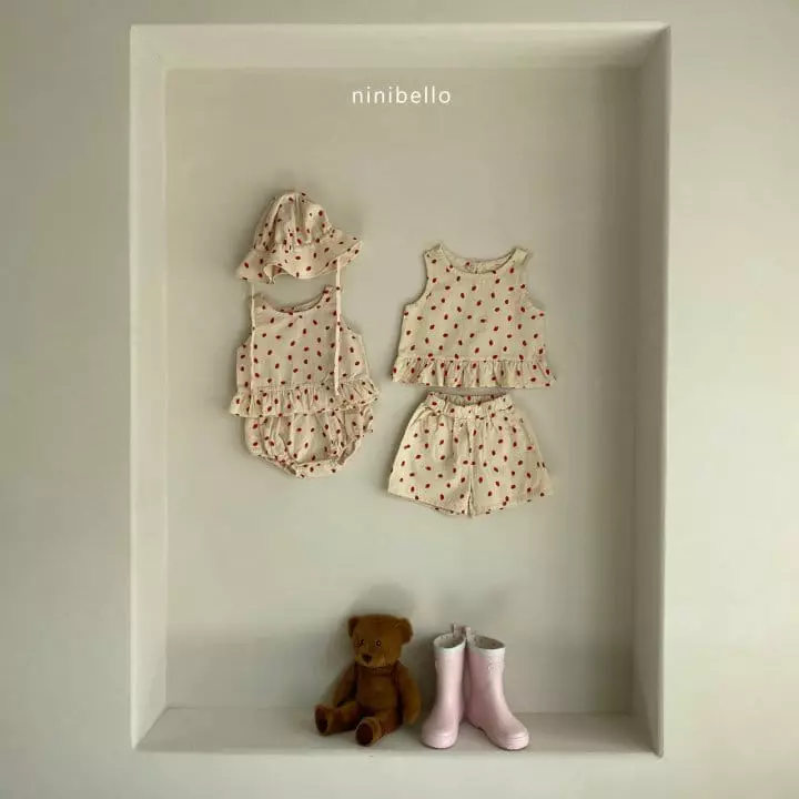 Ninibello - Korean Baby Fashion - #babylifestyle - Beeb Bera Frill Top Bottom Set - 12