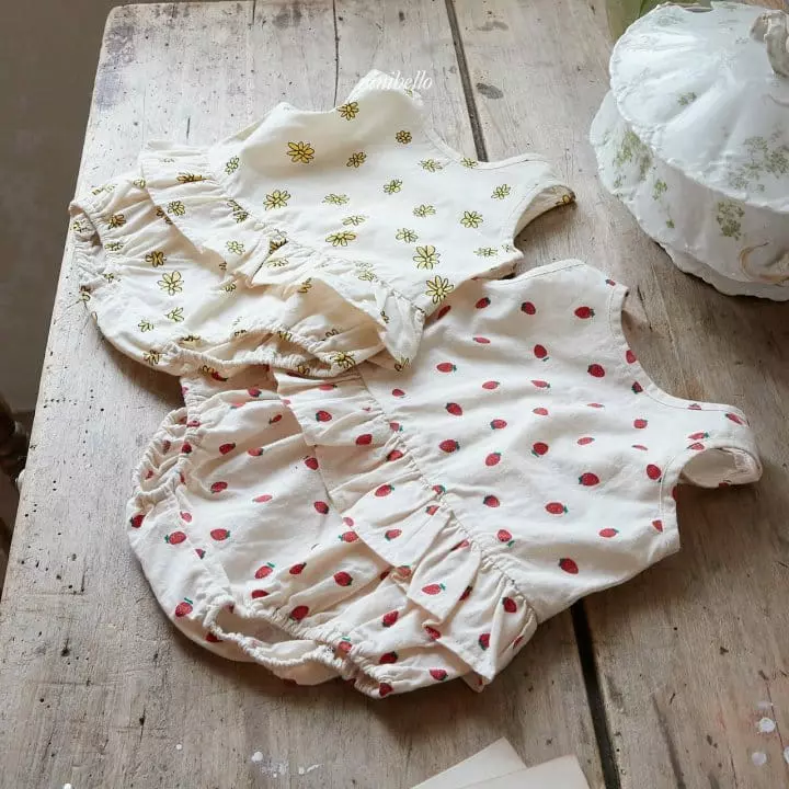 Ninibello - Korean Baby Fashion - #babywear - Beeb Bera Frill Top Bottom Set - 2