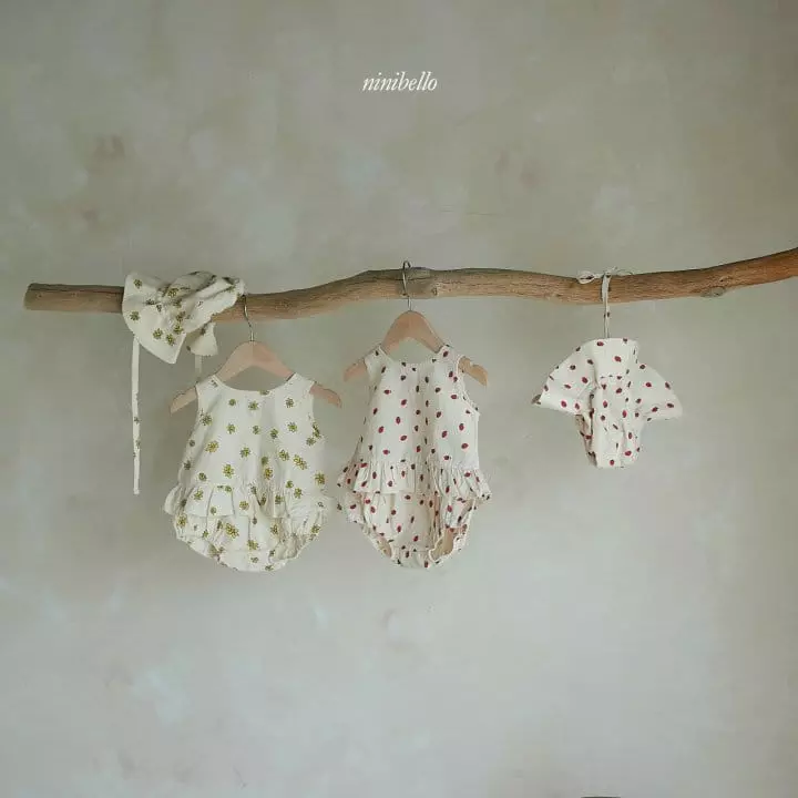 Ninibello - Korean Baby Fashion - #smilingbaby - Beeb Bera Frill Top Bottom Set - 5