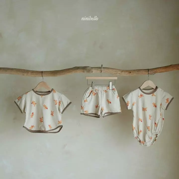 Ninibello - Korean Baby Fashion - #onlinebabyshop - Pine Bear Bodysuit - 4