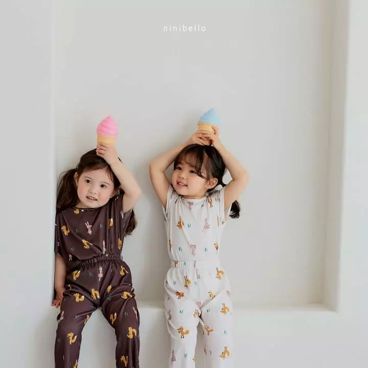 Ninibello - Korean Children Fashion - #Kfashion4kids - Friends Pleats Top Bottom Set - 8