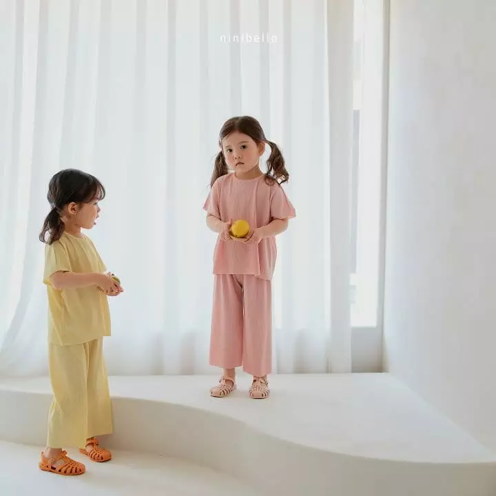 Ninibello - Korean Children Fashion - #kidzfashiontrend - Nini Pleats Top Bottom Set - 4