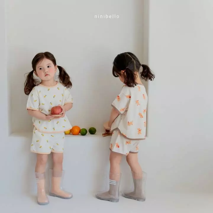 Ninibello - Korean Children Fashion - #Kfashion4kids - Pine Bear Top Bottom Set - 2