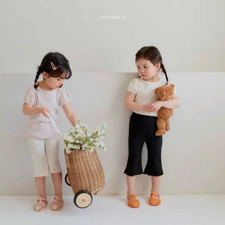 Ninibello - Korean Children Fashion - #childofig - Apu Capri Bootscut Pants - 11