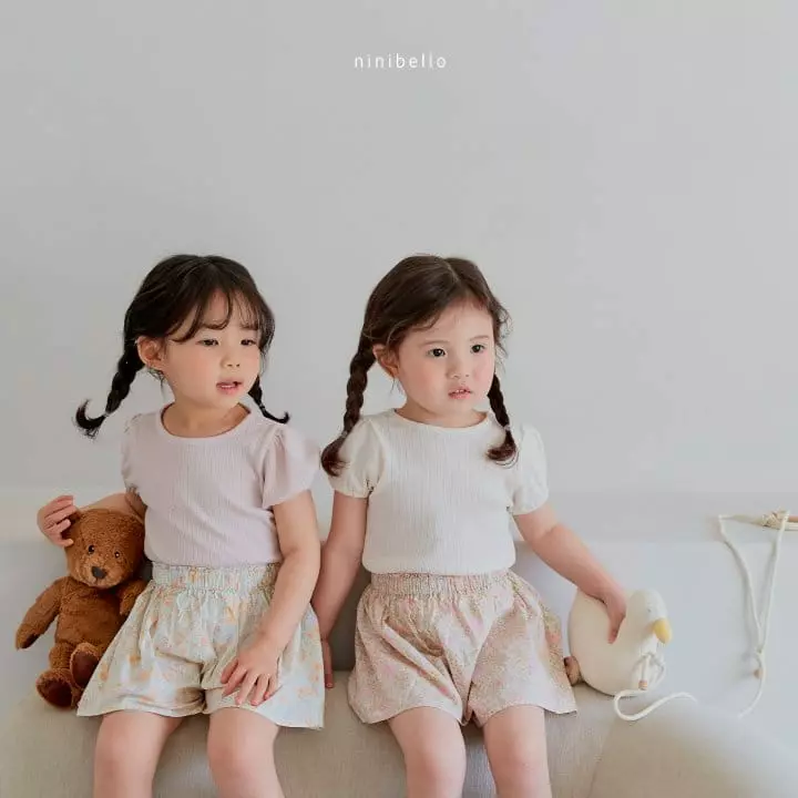 Ninibello - Korean Children Fashion - #childofig - Eyelet Puff Tee - 6
