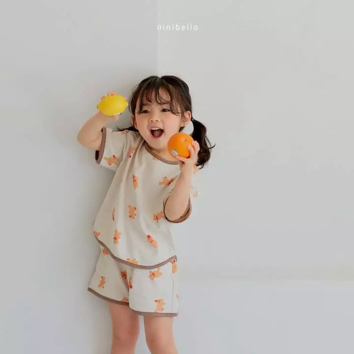 Ninibello - Korean Children Fashion - #childofig - Pine Bear Top Bottom Set - 10