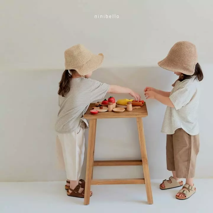 Ninibello - Korean Children Fashion - #childrensboutique - Stripes Piping Tee - 2