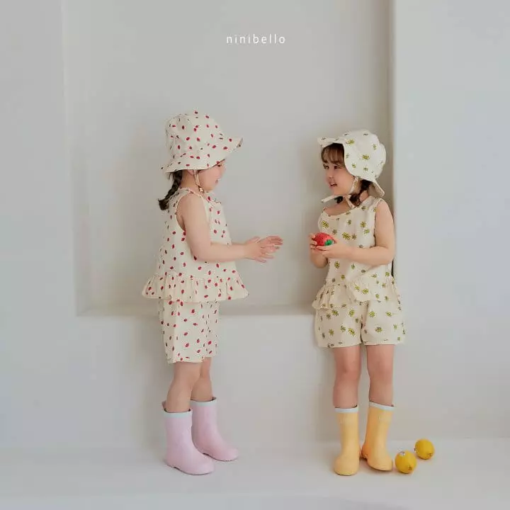 Ninibello - Korean Children Fashion - #childrensboutique - Bera Frill Top Bottom Set - 12