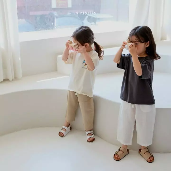 Ninibello - Korean Children Fashion - #designkidswear - Pocket Linen Pants - 2