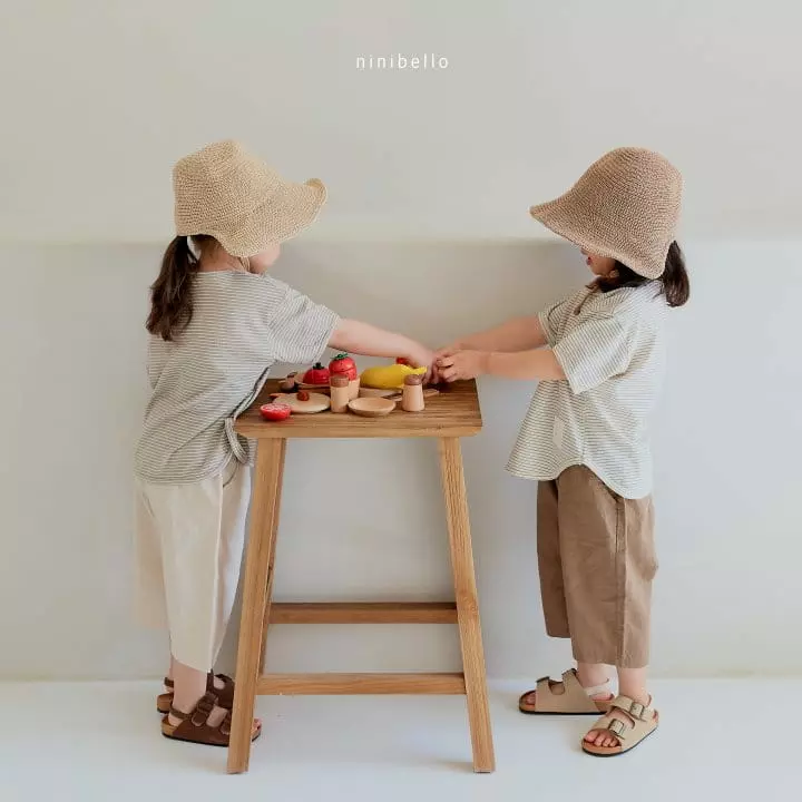 Ninibello - Korean Children Fashion - #designkidswear - Stripes Piping Tee - 3