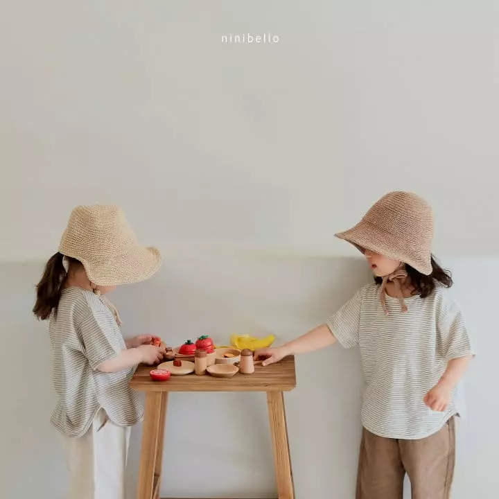 Ninibello - Korean Children Fashion - #designkidswear - Stripes Piping Tee - 4