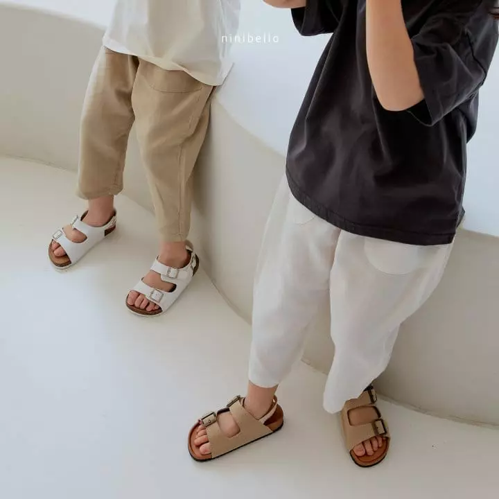 Ninibello - Korean Children Fashion - #discoveringself - Pocket Linen Pants - 4