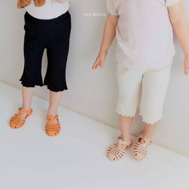 Ninibello - Korean Children Fashion - #fashionkids - Apu Capri Bootscut Pants - 2