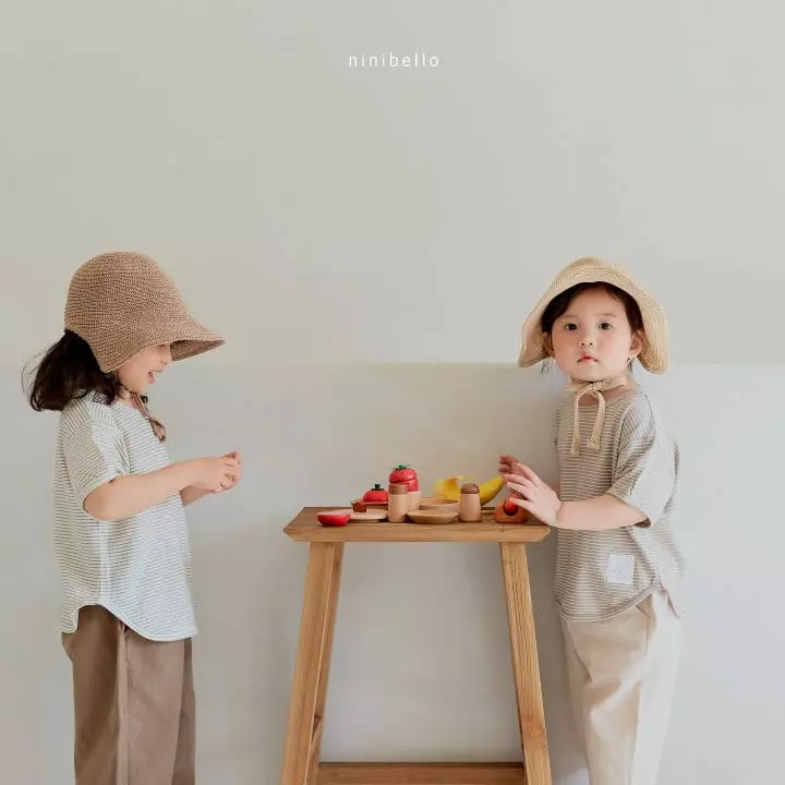 Ninibello - Korean Children Fashion - #fashionkids - Stripes Piping Tee - 5