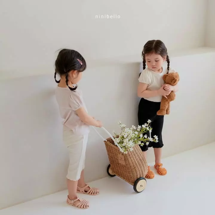 Ninibello - Korean Children Fashion - #kidsshorts - Apu Capri Bootscut Pants - 3