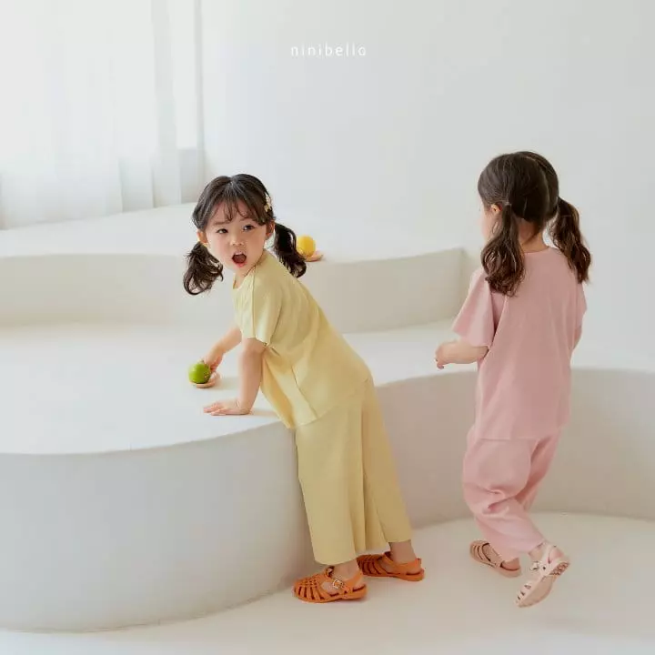 Ninibello - Korean Children Fashion - #kidsshorts - Nini Pleats Top Bottom Set