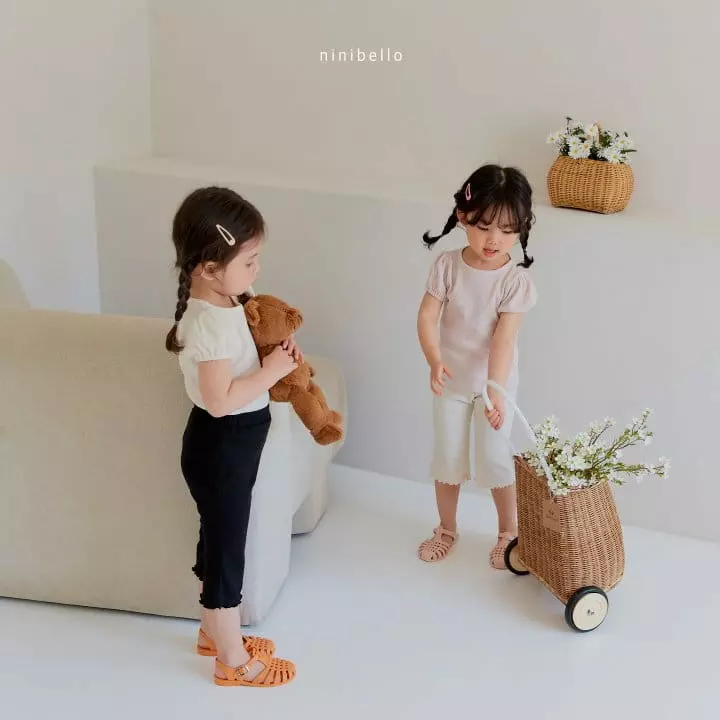 Ninibello - Korean Children Fashion - #kidsshorts - Apu Capri Bootscut Pants - 4