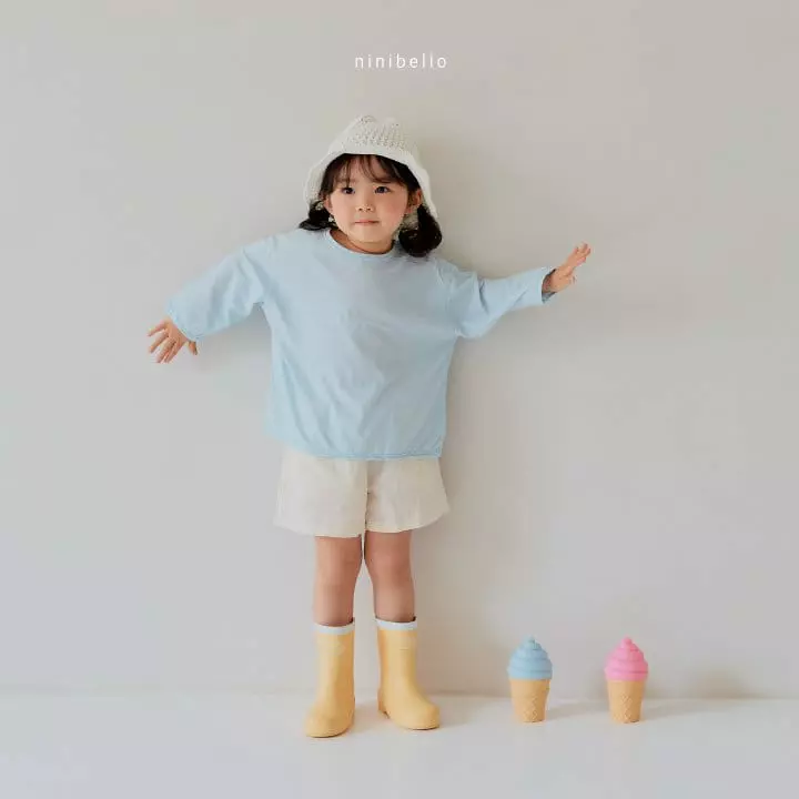 Ninibello - Korean Children Fashion - #kidsshorts - Vacance Loose Tee - 4