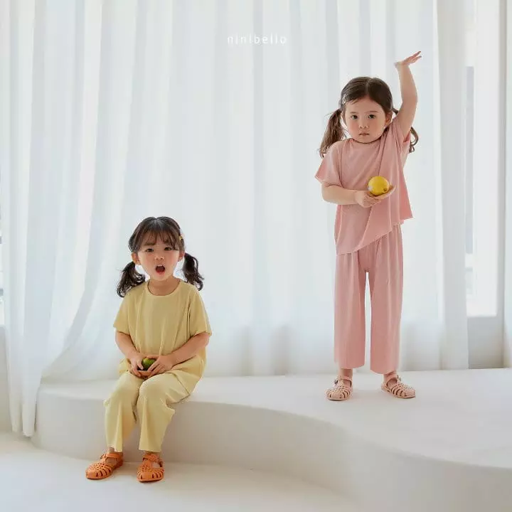 Ninibello - Korean Children Fashion - #kidzfashiontrend - Nini Pleats Top Bottom Set - 3