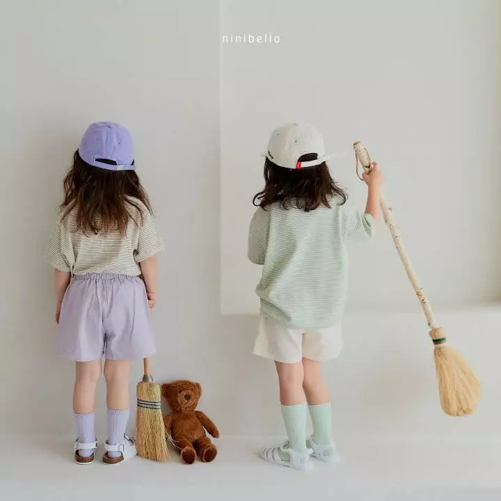Ninibello - Korean Children Fashion - #littlefashionista - Stripes Piping Tee - 10
