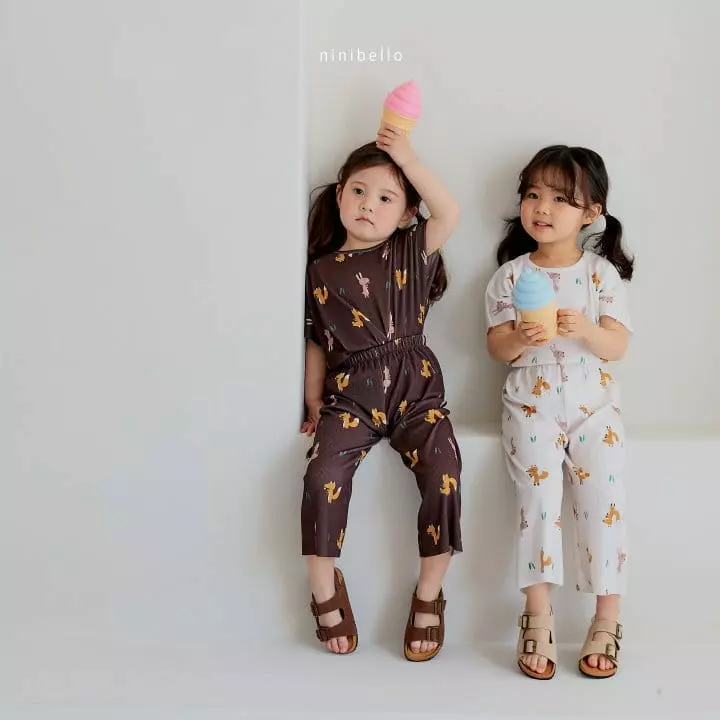 Ninibello - Korean Children Fashion - #littlefashionista - Friends Pleats Top Bottom Set - 9