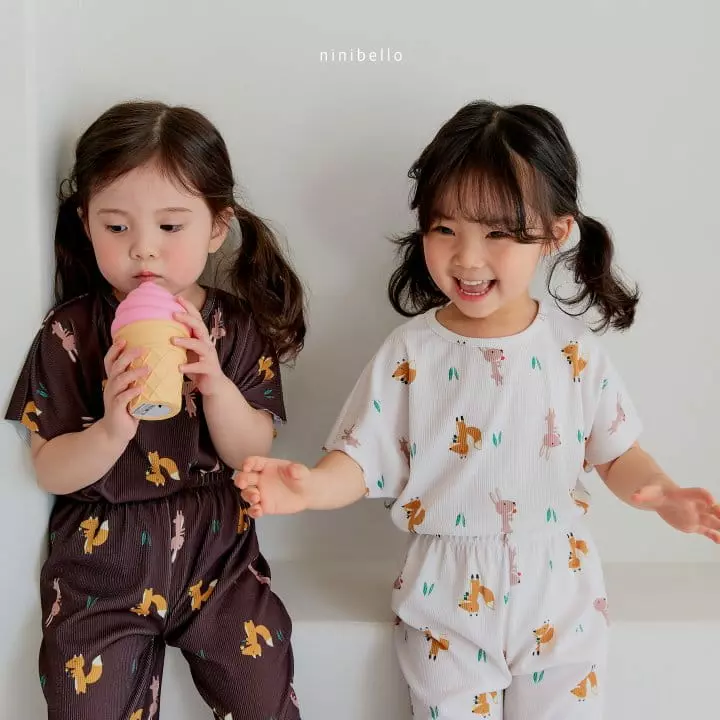 Ninibello - Korean Children Fashion - #magicofchildhood - Friends Pleats Top Bottom Set - 10