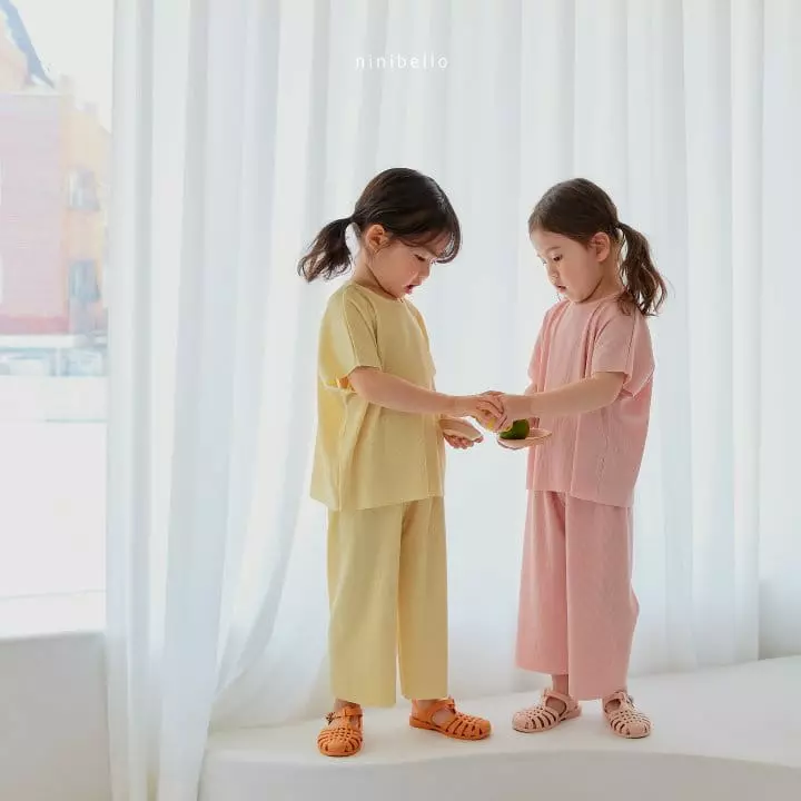 Ninibello - Korean Children Fashion - #magicofchildhood - Nini Pleats Top Bottom Set - 6