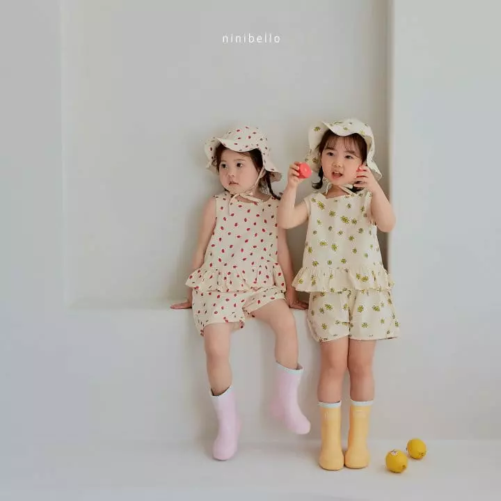 Ninibello - Korean Children Fashion - #magicofchildhood - Bera Frill Top Bottom Set - 5