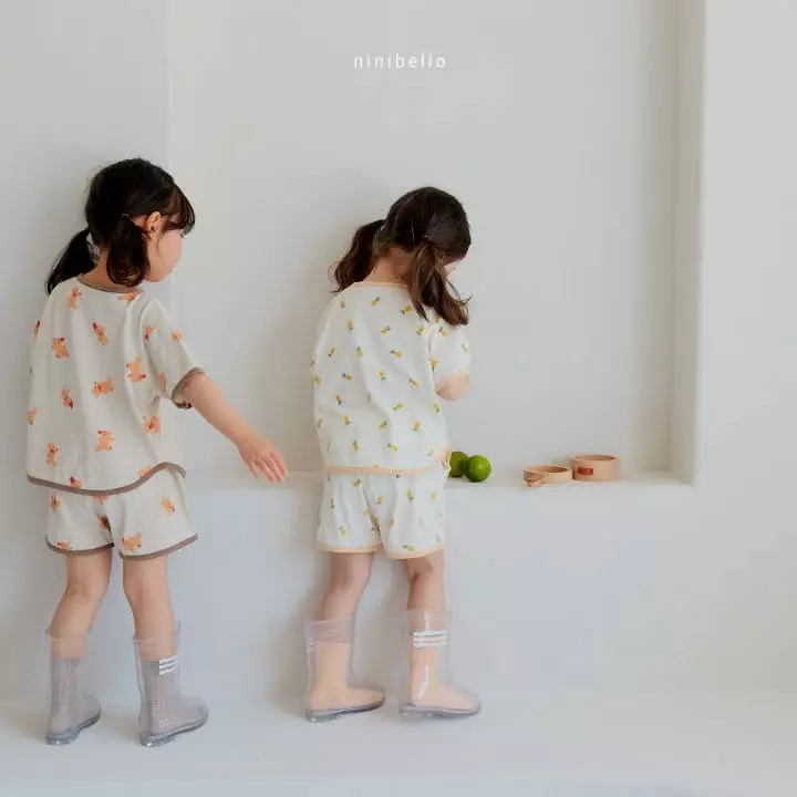 Ninibello - Korean Children Fashion - #littlefashionista - Pine Bear Top Bottom Set - 4