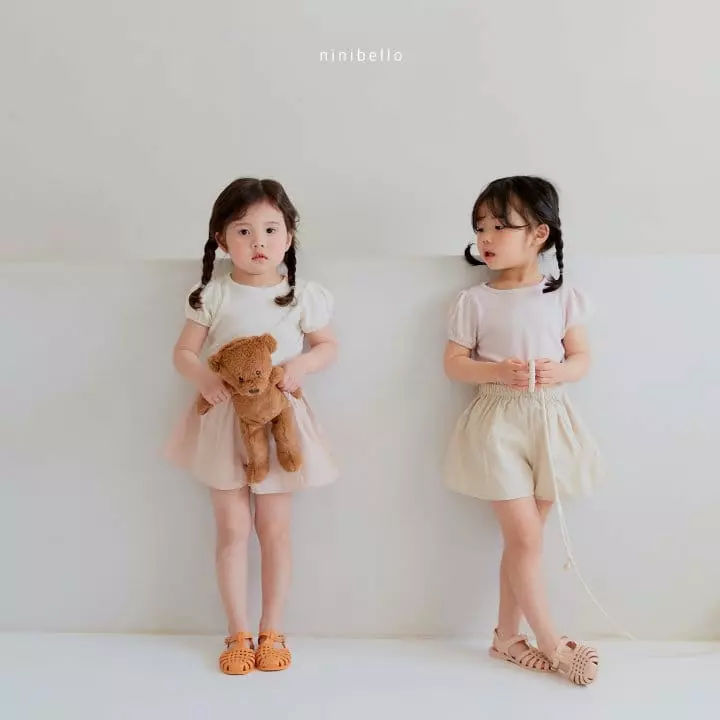Ninibello - Korean Children Fashion - #magicofchildhood - Eyelet Puff Tee - 4