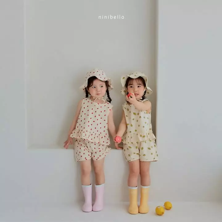 Ninibello - Korean Children Fashion - #minifashionista - Bera Frill Top Bottom Set - 6